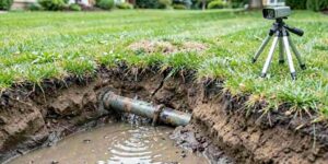 como detectar fuga de agua subterranea